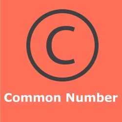 Teer Common Numbers